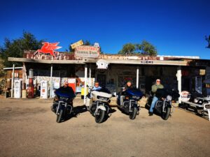 Hackberry Route 66, Nevada USA 2022 Motorrad ©HorstReitz